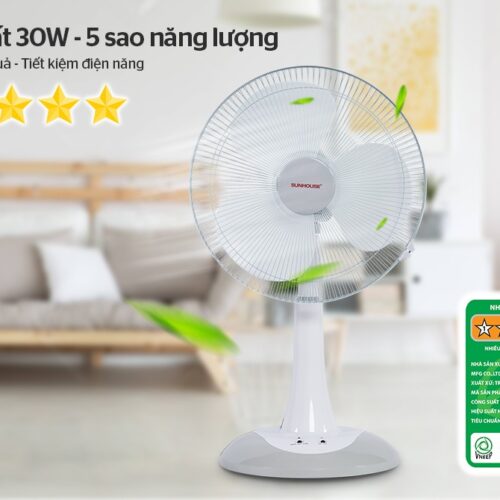 Quạt sạc tích điện Sunhouse 1 1109 Quạt sạc tích điện Sunhouse