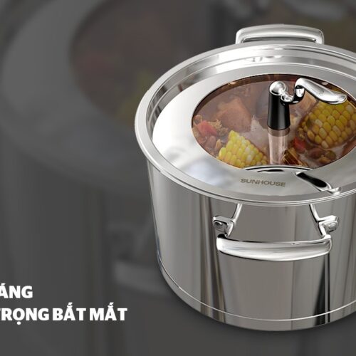 Bộ nồi inox 5 đáy SUNHOUSE SHG2503MSA 12 1111111 Bộ nồi inox 5 đáy SUNHOUSE SHG2503MSA