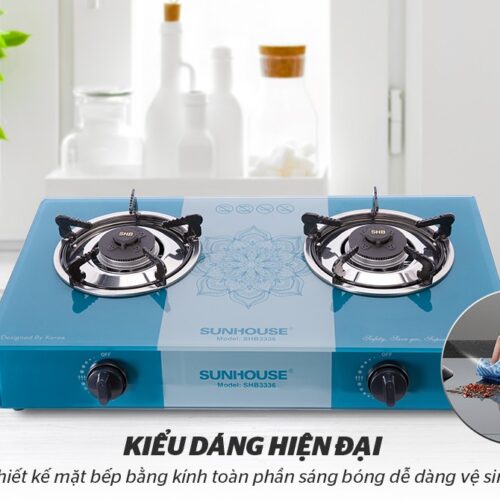 1115 Bếp ga dương kính SUNHOUSE SHB3336