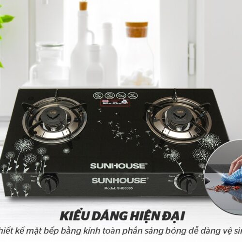 Bếp ga dương kính SUNHOUSE SHB3365 11 1116 Bếp ga dương kính SUNHOUSE SHB3365