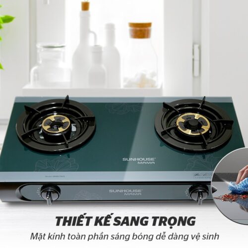 1140 Bếp ga dương kính SUNHOUSE MAMA MMB0780S