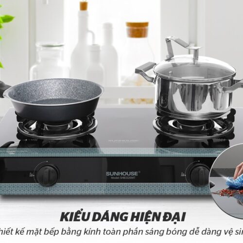 Bếp ga dương kính SUNHOUSE SHB3326MT 8 1231 Bếp ga dương kính SUNHOUSE SHB3326MT