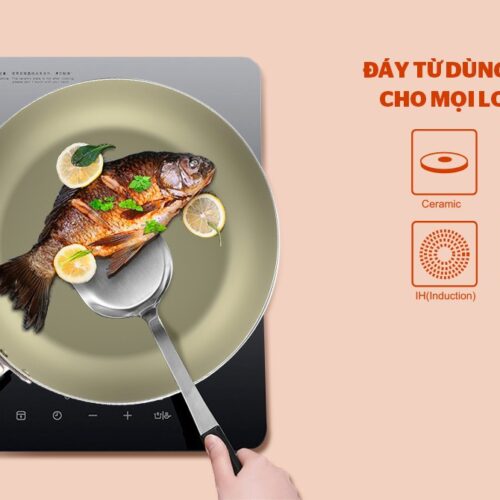 Chảo sâu đáy từ vung kính SUNHOUSE SHG1228MOB 11 18 1 Chảo sâu đáy từ vung kính SUNHOUSE SHG1228MOB