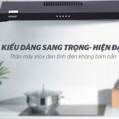 Máy hút mùi vỏ sơn SUNHOUSE SHB6118B 7 195 Máy hút mùi vỏ sơn SUNHOUSE SHB6118B