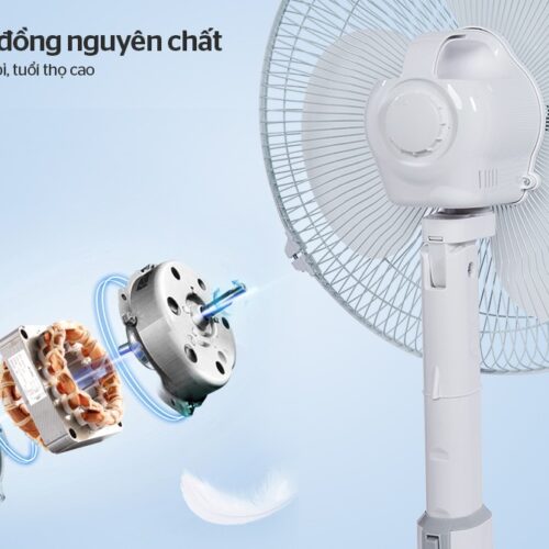 Quạt sạc tích điện Sunhouse 2 2111 Quạt sạc tích điện Sunhouse