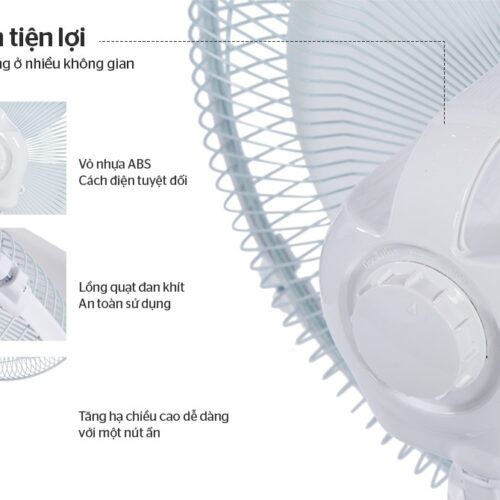 Quạt sạc tích điện Sunhouse 3 3112 Quạt sạc tích điện Sunhouse