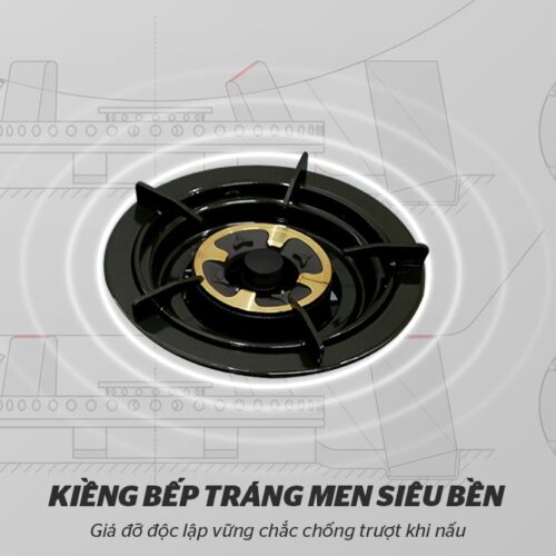 3143 Bếp ga dương kính SUNHOUSE MAMA MMB0780S