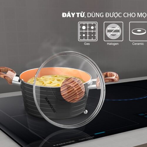 Bộ nồi Ceramic đáy từ SUNHOUSE SHG2003MCA 9 3289 Bộ nồi Ceramic đáy từ SUNHOUSE SHG2003MCA