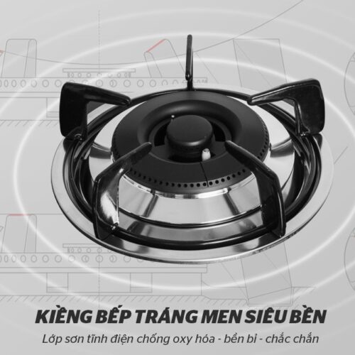 Bếp ga âm kính SUNHOUSE MAMA MMB6632 10 361 Bếp ga âm kính SUNHOUSE MAMA MMB6632