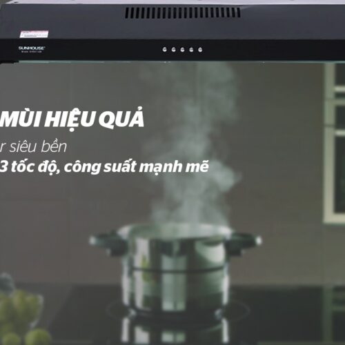 Máy hút mùi vỏ sơn SUNHOUSE SHB6118B 9 399 Máy hút mùi vỏ sơn SUNHOUSE SHB6118B