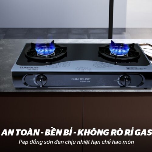 Bếp ga dương kính SUNHOUSE MAMA MMB0782L 10 4145 Bếp ga dương kính SUNHOUSE MAMA MMB0782L