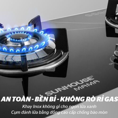 462 Bếp ga âm kính SUNHOUSE MAMA MMB6633