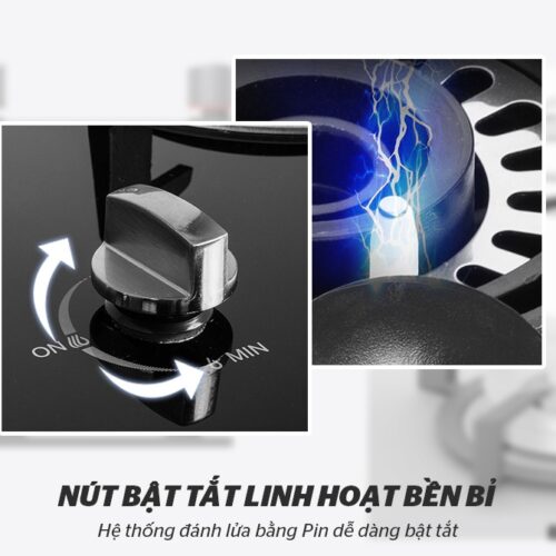 557 Bếp ga âm kính SUNHOUSE MAMA MMB6633