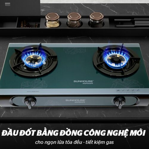 6130 Bếp ga dương kính SUNHOUSE MAMA MMB0780S