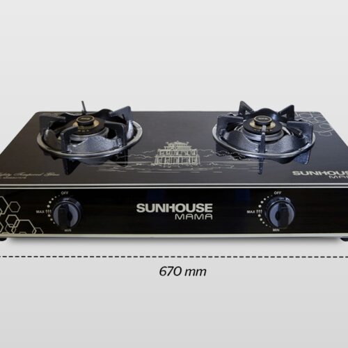 Bếp ga dương kính SUNHOUSE MAMA MMBB0787B 15 857 Bếp ga dương kính SUNHOUSE MAMA MMBB0787B