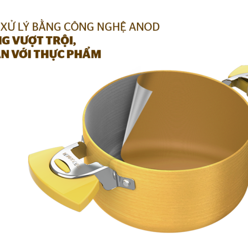 B Bộ nồi anod đáy từ SUNHOUSE SHG7734M