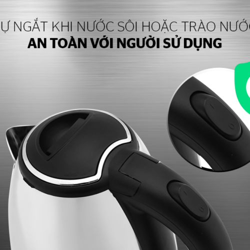 Ấm siêu tốc inox 1.8L HAPPY TIME HTD1081 10 am sieu toc sunhouse htd1081 011 Ấm siêu tốc inox 1.8L HAPPY TIME HTD1081