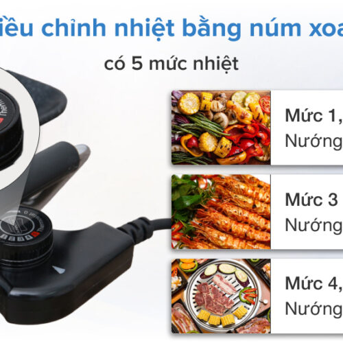 Bếp nướng điện Sunhouse SHD4600 8 d 4 Bếp nướng điện Sunhouse SHD4600