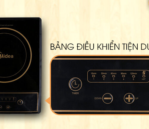 mir b2017dd 4 Bếp hồng ngoại Midea MIR-B2017DD