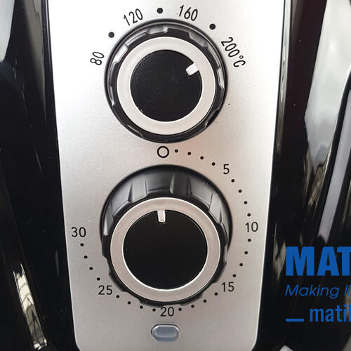 noi chien khong dau mtk 9145 cac nut chuc nang chien va hen gio Nồi chiên không dầu MATIKA MTK-9145 4,5L