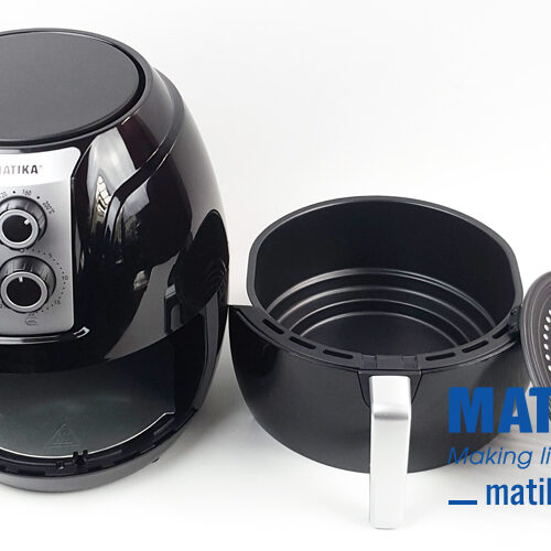 noi chien khong dau mtk 9145 va gio chien ro chien Nồi chiên không dầu MATIKA MTK-9145 4,5L