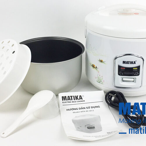 Nồi cơm điện Matika MTK-RC1812 dung tích 1,8L 6 noi com dien mtk rc1812 Nồi cơm điện Matika MTK-RC1812 dung tích 1,8L