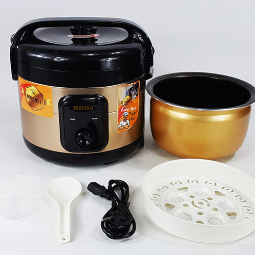 Nồi cơm điện Matika MTK-RC1893 dung tích 1,8L 7 noi com dien mtk rc1893 phu kien di kem Nồi cơm điện Matika MTK-RC1893 dung tích 1,8L