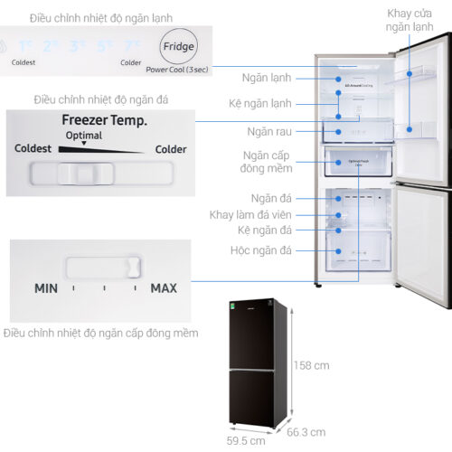 samsung rb27n4010by sv note Tủ lạnh Samsung Inverter 280 lít RB27N4010BY/SV