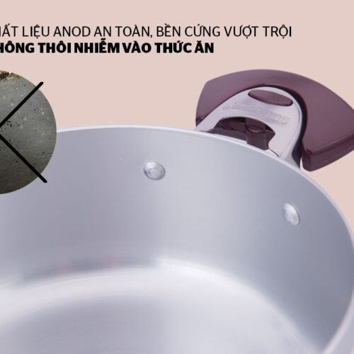 Bộ nồi anod SUNHOUSE SH6633 10 sunhouse sh6633 18 001131 Bộ nồi anod SUNHOUSE SH6633