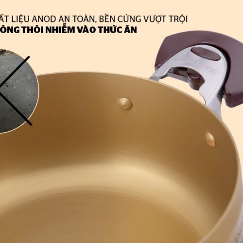 sunhouse sh6634 00113 Bộ nồi anod SUNHOUSE SH 6634