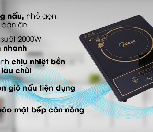 vi vn bep hong ngoai midea mir b2017dd 1 Bếp từ Sunhouse SHD 6152